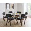 Discount 🛒 Julian Bowen Chelsea Large Round Dining Table with 6 Farringdon Dining Chairs ⌛ -Julian Bowen Sales Store 30794186