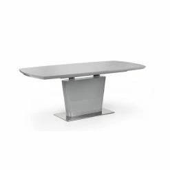 Outlet 🥰 Julian Bowen Como High Gloss Extendable Dining Table Grey 😀 -Julian Bowen Sales Store 30794199 alt02