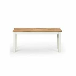 Best deal ✨ Julian Bowen Coxmoor Dining Bench Ivory with Oak 🛒 -Julian Bowen Sales Store 30794208 alt02