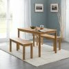 Best deal ⌛ Julian Bowen Coxmoor Rectangular Dining Table with 2 Dining Benches Oak ⌛ -Julian Bowen Sales Store 30794211