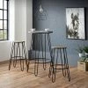 Brand new 🛒 Julian Bowen Dalston Set of 2 Round Bar Stools ⌛