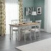 New 🎉 Julian Bowen Davenport Rectangular Grey Dining Table with 4 Chairs 😉 -Julian Bowen Sales Store 30794223