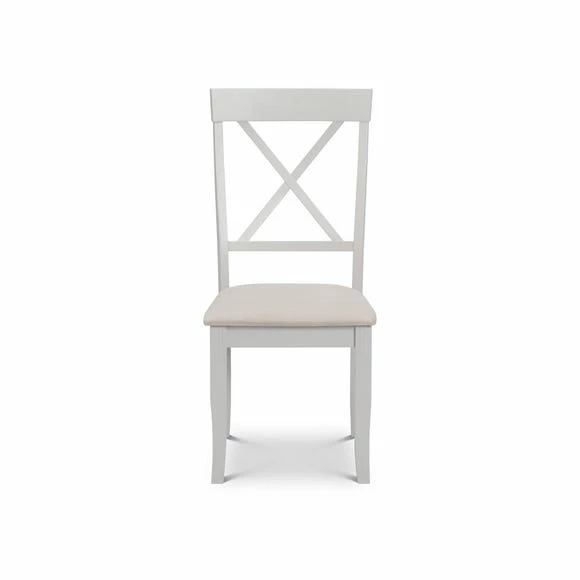 New 🎉 Julian Bowen Davenport Rectangular Grey Dining Table with 4 Chairs 😉 6 New 🎉 Julian Bowen Davenport Rectangular Grey Dining Table with 4 Chairs 😉 - Image 4