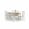 Outlet 🤩 Julian Bowen Davenport Rectangular Grey Dining Table with 6 Chairs 🎁 -Julian Bowen Sales Store 30794224