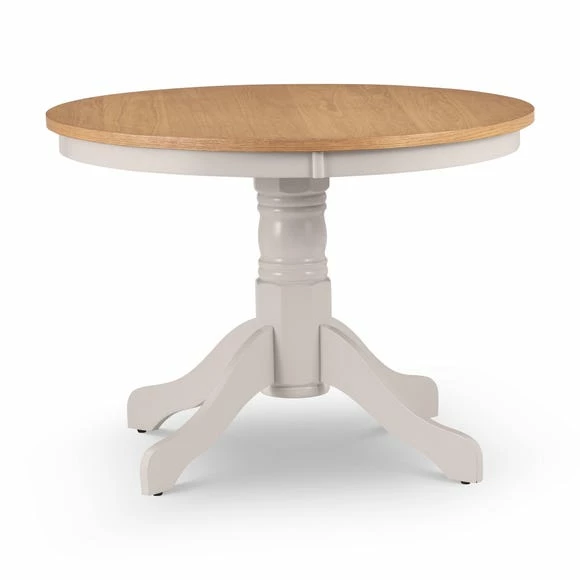 Discount 🎁 Julian Bowen Davenport Round Pedestal Dining Table Grey 🎁 5 Discount 🎁 Julian Bowen Davenport Round Pedestal Dining Table Grey 🎁 - Image 3