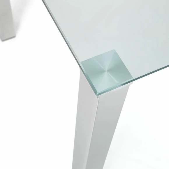 Top 10 🔥 Julian Bowen Enzo Rectangular Glass Dining Set with 4 Calabria Dining Chairs 🎁 6 Top 10 🔥 Julian Bowen Enzo Rectangular Glass Dining Set with 4 Calabria Dining Chairs 🎁 - Image 4