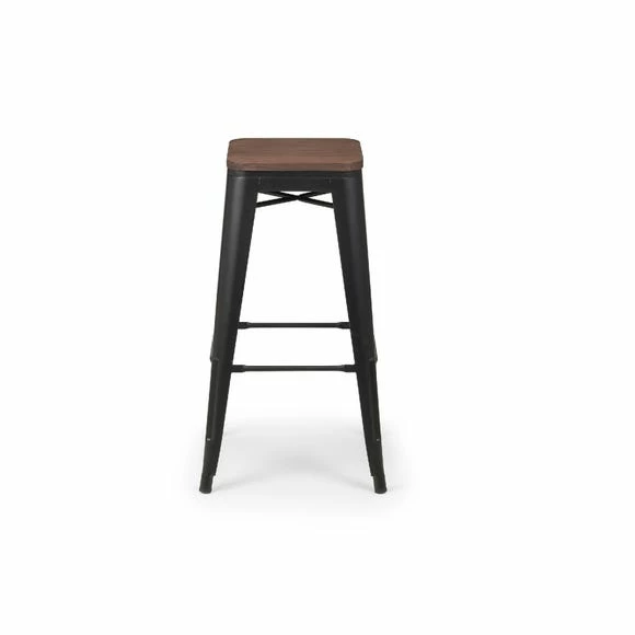 Cheapest โ Julian Bowen Grafton Set of 4 Backless Bar Stools Mocha Elm ๐ 5 Cheapest โ Julian Bowen Grafton Set of 4 Backless Bar Stools Mocha Elm ๐ - Image 3