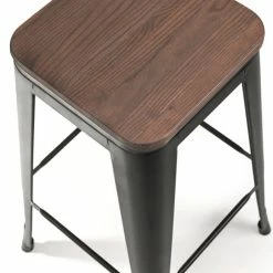 Cheapest โ Julian Bowen Grafton Set of 4 Backless Bar Stools Mocha Elm ๐ 11 Cheapest โ Julian Bowen Grafton Set of 4 Backless Bar Stools Mocha Elm ๐ -Julian Bowen Sales Store 30794245 alt03