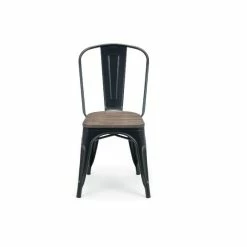 New ๐ Julian Bowen Grafton Set of 4 Metal Chairs Mocha Elm โ๏ธ 10 New ๐ Julian Bowen Grafton Set of 4 Metal Chairs Mocha Elm โ๏ธ -Julian Bowen Sales Store 30794247 alt02