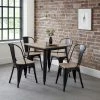 Best Sale 👏 Julian Bowen Grafton Square Dining Table with 4 Chairs 😍 -Julian Bowen Sales Store 30794253