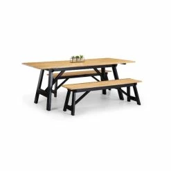 Wholesale 🤩 Julian Bowen Hockley Dining Bench Oak 🥰 -Julian Bowen Sales Store 30794267 alt05