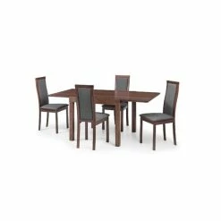 New 🎉 Julian Bowen Melrose Square to Rectangle Dining Table with 4 Melrose Chairs ✔️ -Julian Bowen Sales Store 30794306 alt02