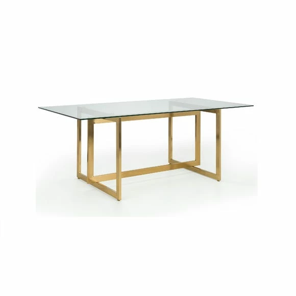 Discount 🌟 Julian Bowen Minori Rectangular Glass Dining Table 👏 4 Discount 🌟 Julian Bowen Minori Rectangular Glass Dining Table 👏 - Image 2