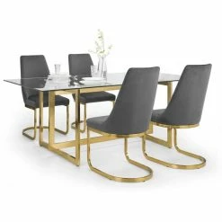 Discount 🌟 Julian Bowen Minori Rectangular Glass Dining Table 👏 11 Discount 🌟 Julian Bowen Minori Rectangular Glass Dining Table 👏 -Julian Bowen Sales Store 30794311 alt04