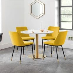 Budget 🔥 Julian Bowen Palermo Round Pedestal Dining Table ❤️