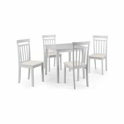 Cheapest 👏 Julian Bowen Rufford Grey Dining Table with 4 Coast Grey Chairs 👍 10 Cheapest 👏 Julian Bowen Rufford Grey Dining Table with 4 Coast Grey Chairs 👍 -Julian Bowen Sales Store 30794352 alt02