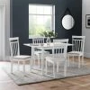 Best deal 🥰 Julian Bowen Rufford Square Dining Set with 4 Coast Chairs ✔️ -Julian Bowen Sales Store 30794353