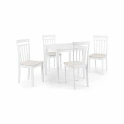 Best deal 🥰 Julian Bowen Rufford Square Dining Set with 4 Coast Chairs ✔️ -Julian Bowen Sales Store 30794353 alt02