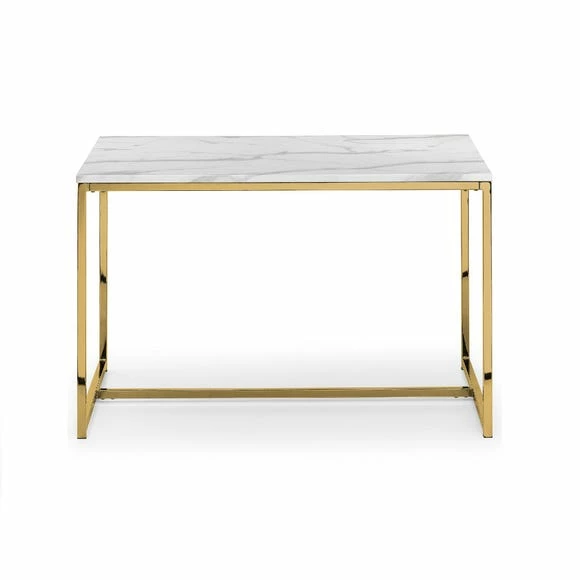 Wholesale 🤩 Julian Bowen Scala Rectangular Dining Table Gold 🧨 4 Wholesale 🤩 Julian Bowen Scala Rectangular Dining Table Gold 🧨 - Image 2