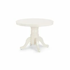 Best Sale 🎉 Julian Bowen Stanmore Extendable Dining Table Ivory 🎉