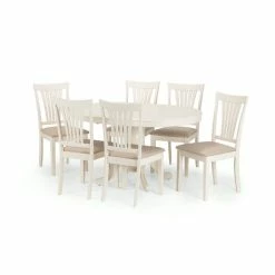 Cheapest 🎉 Julian Bowen Stanmore Round Dining Table with 6 Chairs 🥰