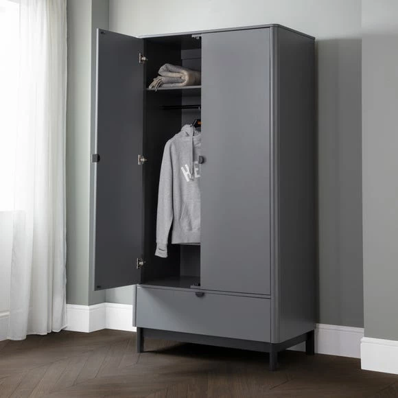 Best reviews of 🥰 Julian Bowen Chloe Double 1 Drawer Wardrobe, Grey 😀 3 Best reviews of 🥰 Julian Bowen Chloe Double 1 Drawer Wardrobe, Grey 😀