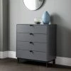 Best Pirce 😀 Julian Bowen Chloe 4 Drawer Chest, Grey 🛒 -Julian Bowen Sales Store 30809994