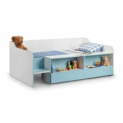 Outlet 😀 Julian Bowen Stella Blue Low Sleeper Bedstead ⌛