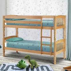 Hot Sale 🌟 Julian Bowen Lincoln Pine Bunk Bed 👍